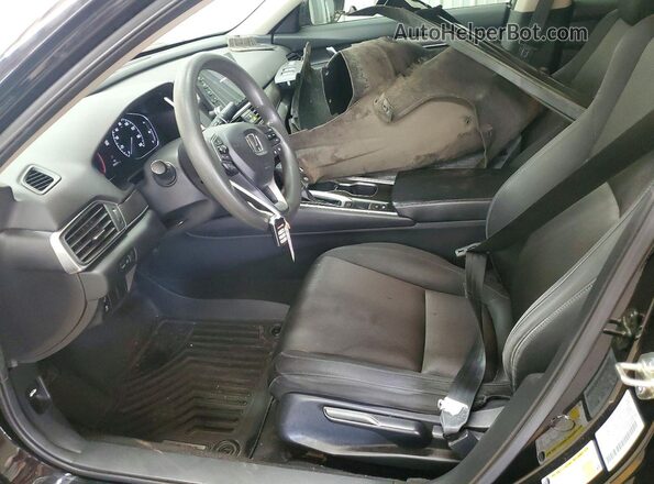 1HGCV1F15JA187706 2018 HONDA ACCORD Black Front interior view