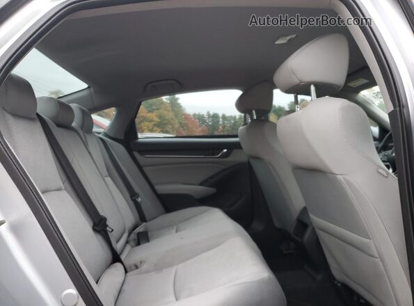 1HGCV1F15JA190394 2018 HONDA ACCORD Gray Widok tylnych siedzeń
