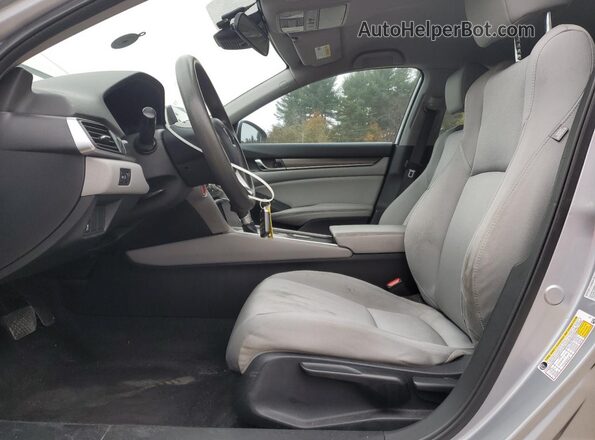 1HGCV1F15JA190394 2018 HONDA ACCORD Gray Widok wnętrza z przodu