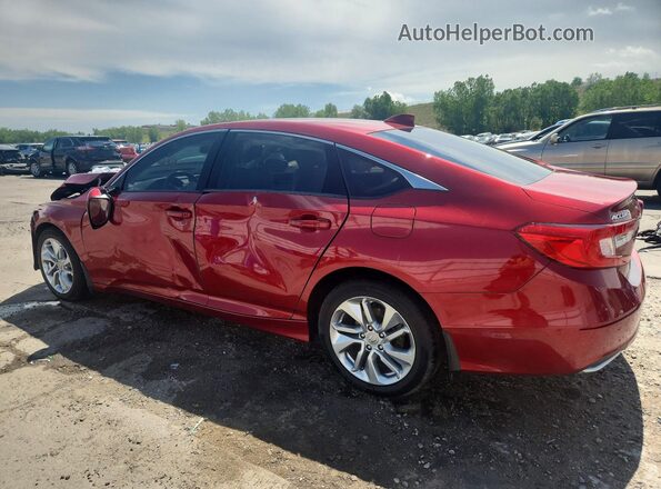1HGCV1F15JA192064 2018 HONDA ACCORD Red Tył lewy