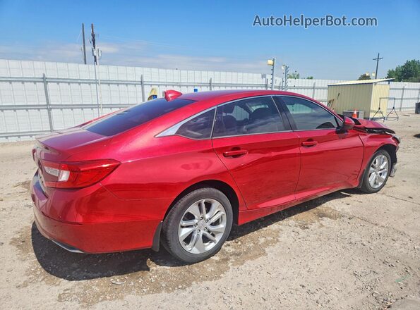 1HGCV1F15JA192064 2018 HONDA ACCORD Red Tył prawy