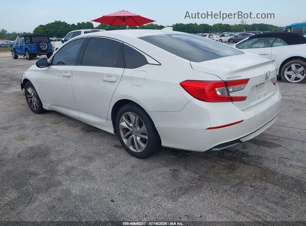 1HGCV1F15JA261626 2018 HONDA ACCORD White Tył lewy