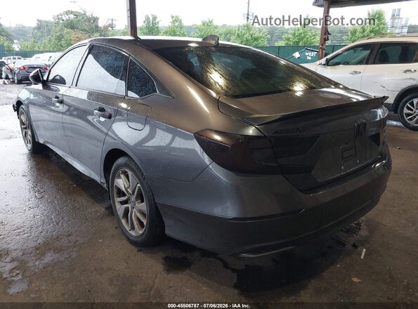 1HGCV1F15KA038746 2019 HONDA ACCORD Серый Задняя левая четверть