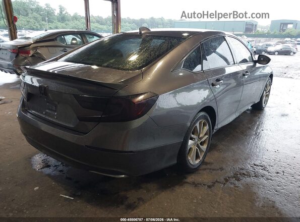 1HGCV1F15KA038746 2019 HONDA ACCORD Серый Задняя правая четверть