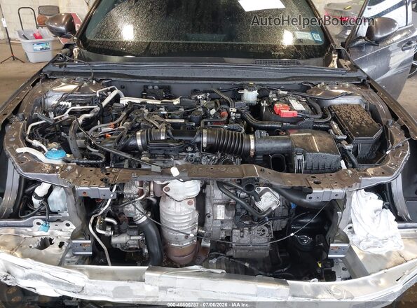 1HGCV1F15KA038746 2019 HONDA ACCORD Серый Вид сзади