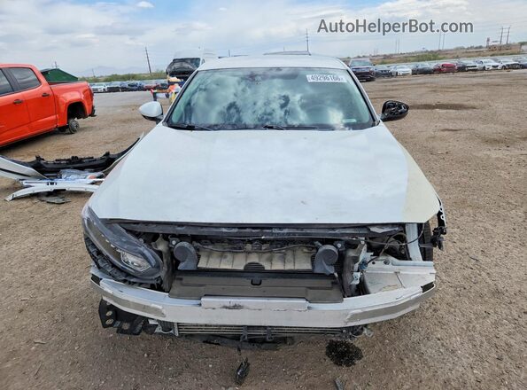 1HGCV1F15KA052193 2019 HONDA ACCORD White Front view