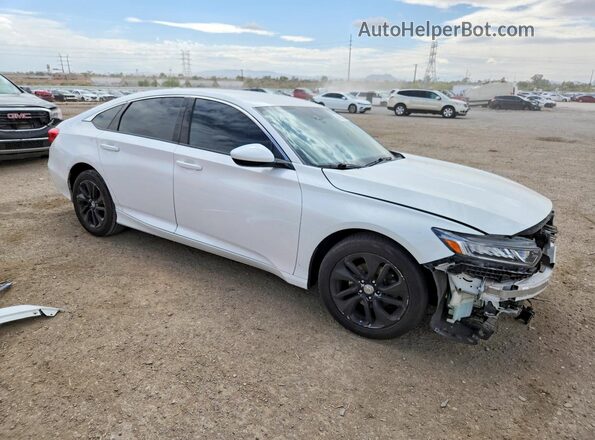 1HGCV1F15KA052193 2019 HONDA ACCORD White Front right
