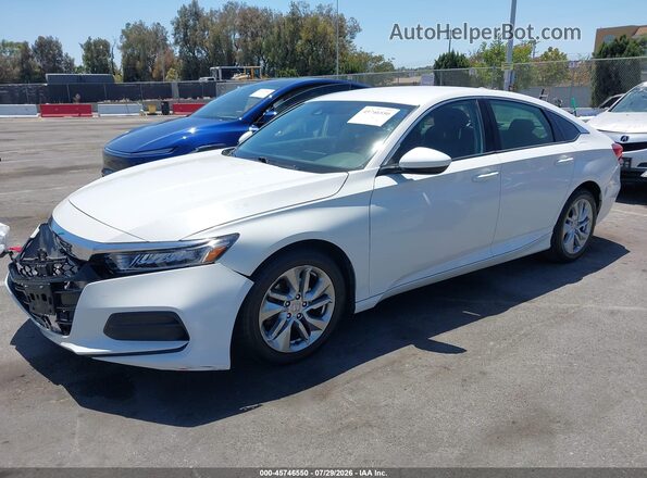1HGCV1F15KA059189 2019 HONDA ACCORD White Przód lewy