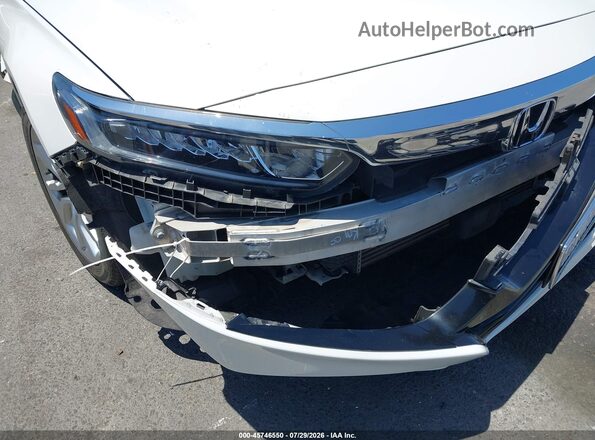 1HGCV1F15KA059189 2019 HONDA ACCORD White Widok z przodu