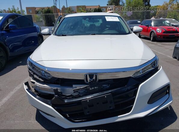 1HGCV1F15KA059189 2019 HONDA ACCORD White Widok wnętrza z tyłu