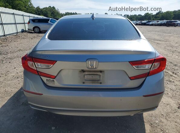 1HGCV1F15KA092936 2019 HONDA ACCORD Silver Rear view