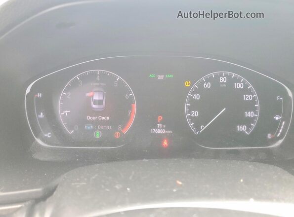 1HGCV1F15KA092936 2019 HONDA ACCORD Silver Instrument cluster view
