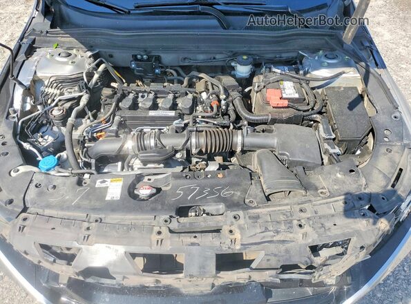 1HGCV1F15KA092936 2019 HONDA ACCORD Silver Rear interior view