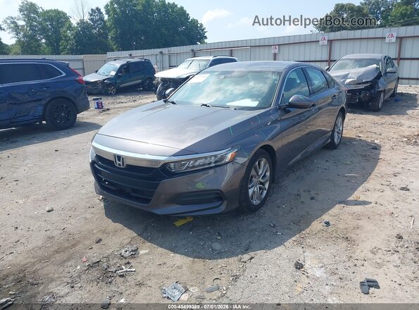 1HGCV1F15KA126955 2019 HONDA ACCORD Gray Vista tres cuartos delantera izquierda