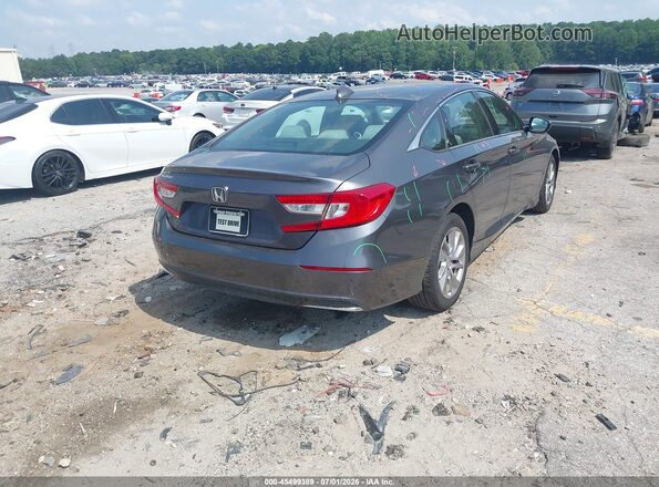 1HGCV1F15KA126955 2019 HONDA ACCORD Gray Trasero derecho