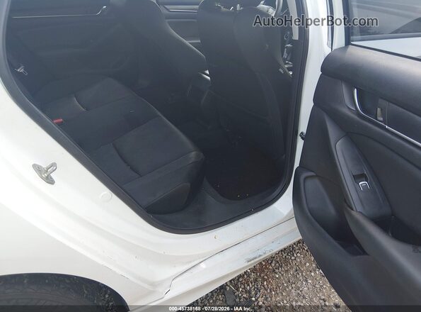 1HGCV1F15KA134764 2019 HONDA ACCORD White Vista de la etiqueta del VIN