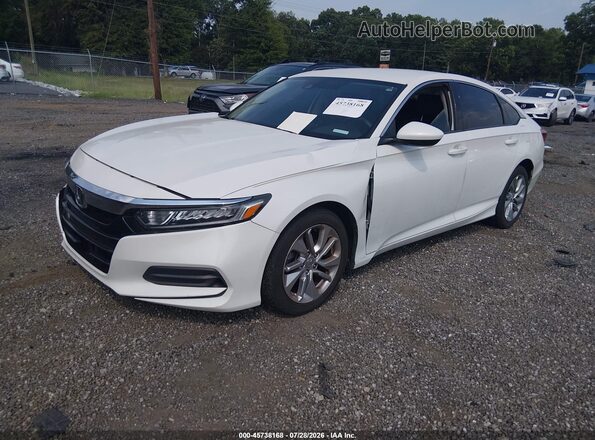 1HGCV1F15KA134764 2019 HONDA ACCORD White Vista tres cuartos delantera izquierda