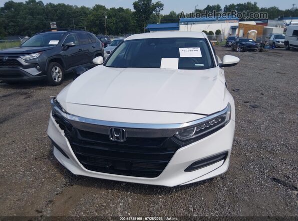 1HGCV1F15KA134764 2019 HONDA ACCORD White Vista del cuadro de instrumentos