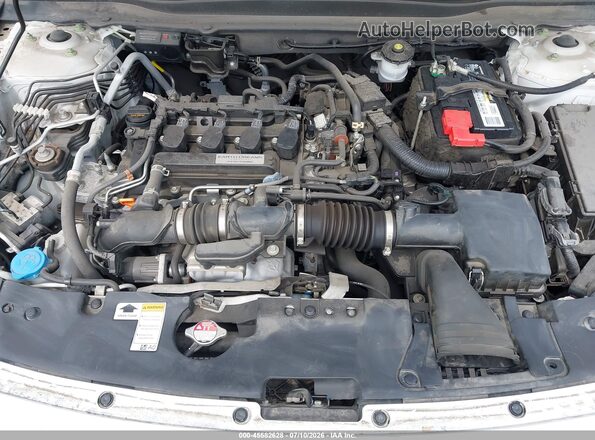 1HGCV1F15KA152911 2019 HONDA ACCORD White უკანა ხედი