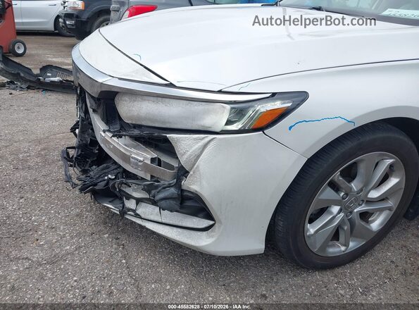 1HGCV1F15KA152911 2019 HONDA ACCORD White ხელსაწყოთა პანელის ხედი
