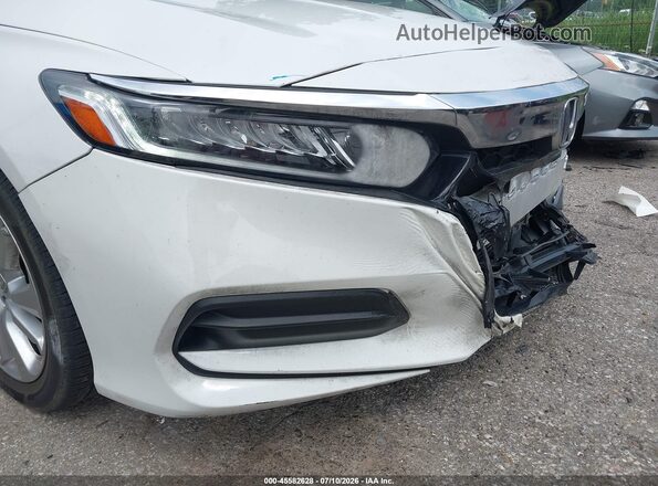 1HGCV1F15KA152911 2019 HONDA ACCORD White უკანა სალონის ხედი