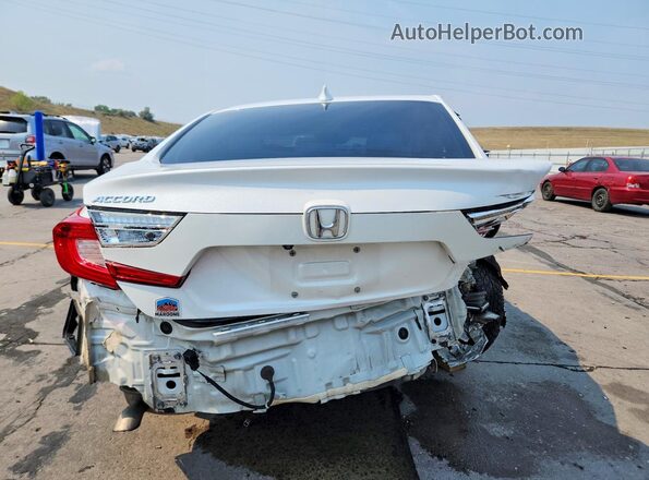 1HGCV1F15LA062563 2020 HONDA ACCORD White Вид ззаду