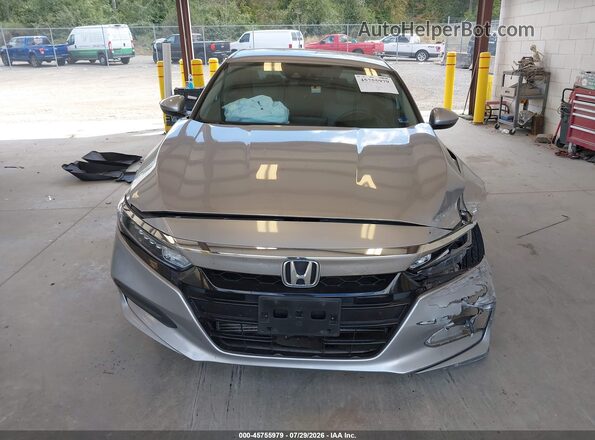 1HGCV1F15LA081503 2020 HONDA ACCORD Silver Instrument cluster view