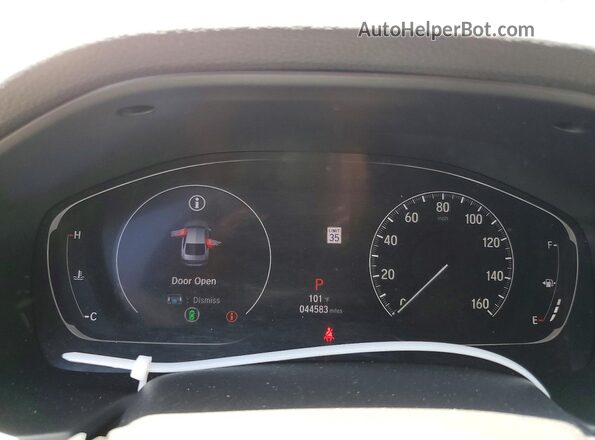 1HGCV1F15LA081856 2020 HONDA ACCORD Charcoal Vista del cuadro de instrumentos