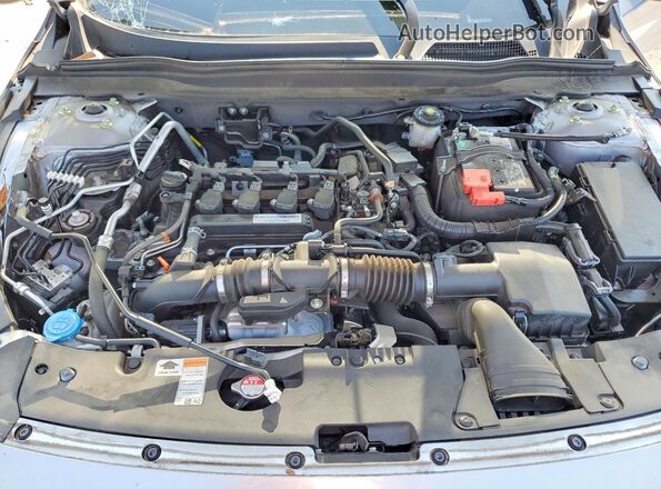 1HGCV1F15LA147404 2020 HONDA ACCORD Silver Vista interior trasera