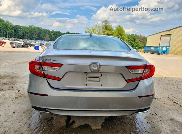 1HGCV1F15MA076593 2021 HONDA ACCORD Silver უკანა ხედი