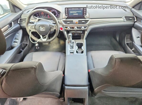 1HGCV1F15MA076593 2021 HONDA ACCORD Silver წინა პანელის ხედი