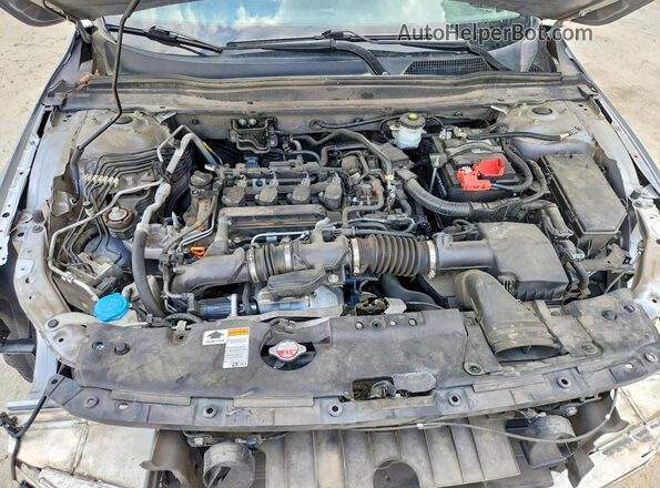 1HGCV1F15MA076593 2021 HONDA ACCORD Silver უკანა სალონის ხედი