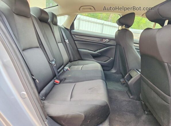 1HGCV1F15MA076593 2021 HONDA ACCORD Silver უკანა სავარძლების ხედი