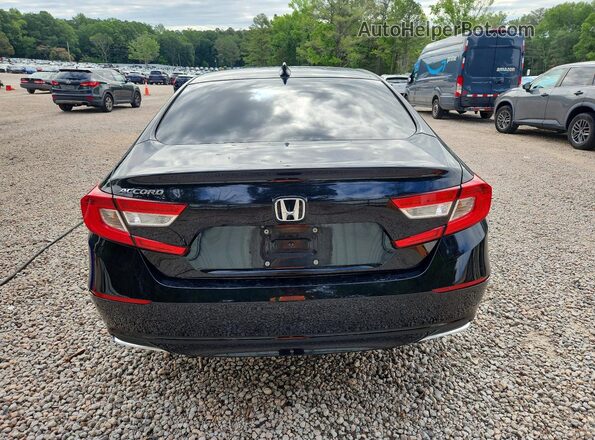 1HGCV1F15MA085830 2021 HONDA ACCORD Черный Вид сзади