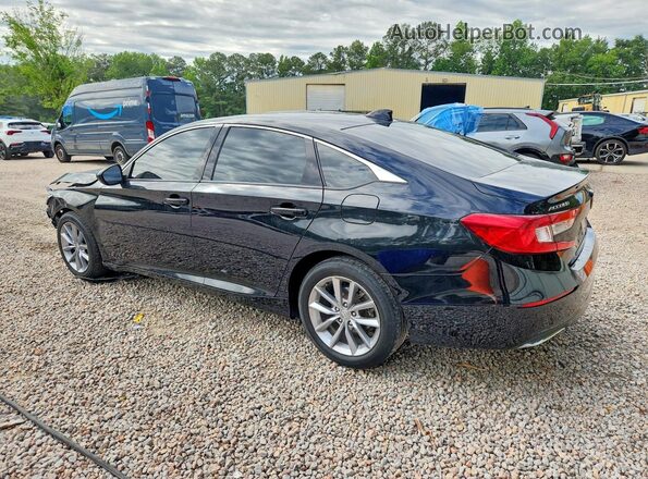 1HGCV1F15MA085830 2021 HONDA ACCORD Черный Задняя левая четверть