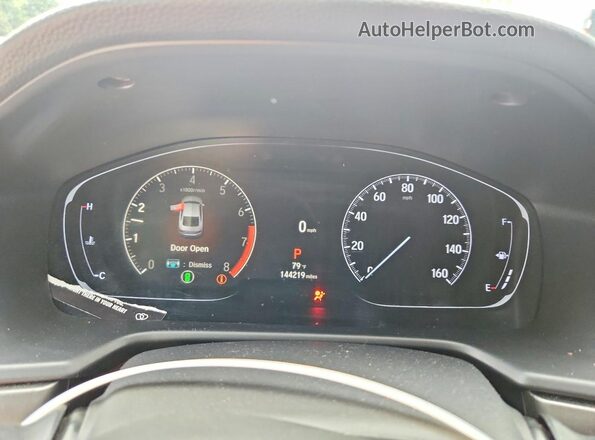 1HGCV1F15MA085830 2021 HONDA ACCORD Черный Вид щитка приборов