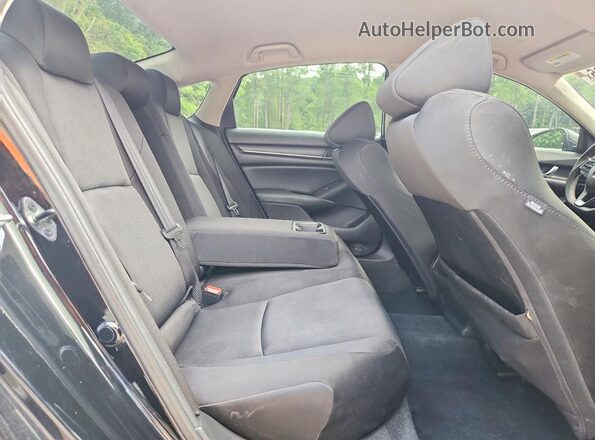 1HGCV1F15MA085830 2021 HONDA ACCORD Черный Вид задних сидений