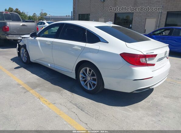 1HGCV1F15MA114128 2021 HONDA ACCORD White Trasero izquierdo