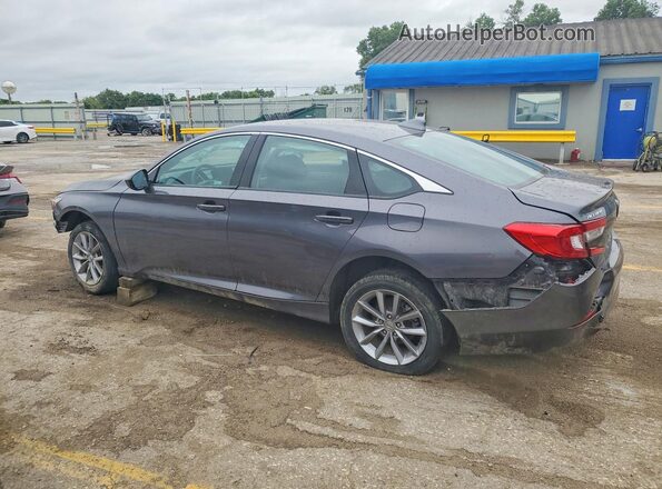 1HGCV1F15MA124366 2021 HONDA ACCORD Silver Հետևի ձախ