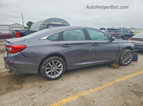 1HGCV1F15MA124366 2021 HONDA ACCORD Silver Հետևի աջ