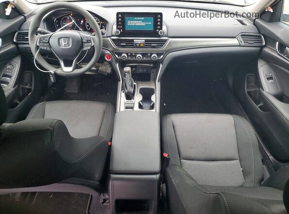 1HGCV1F15MA124366 2021 HONDA ACCORD Silver Առջևի վահանակի տեսք