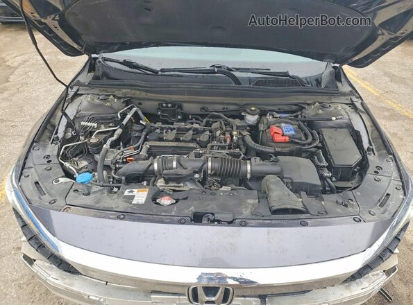 1HGCV1F15MA124366 2021 HONDA ACCORD Silver Սալոնի հետևի տեսք