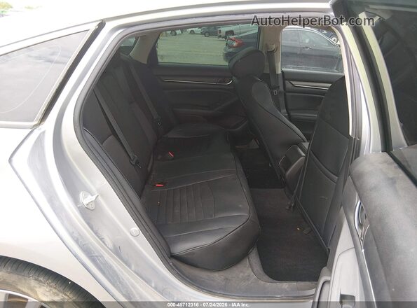 1HGCV1F15NA018713 2022 HONDA ACCORD Silver Widok naklejki z numerem VIN
