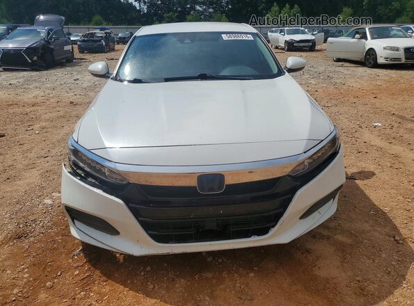 1HGCV1F16JA036437 2018 HONDA ACCORD Белый Вид спереди