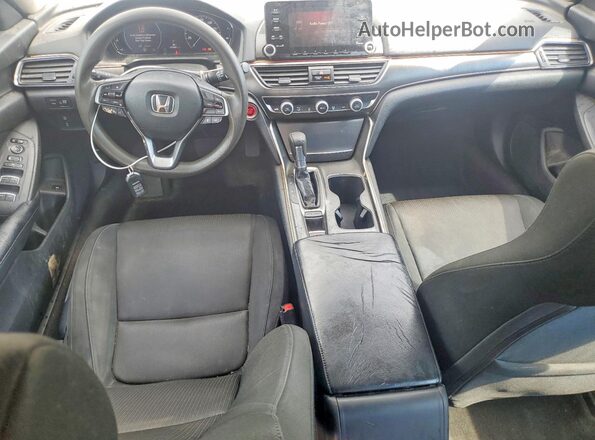 1HGCV1F16JA036437 2018 HONDA ACCORD Белый Вид панели приборов