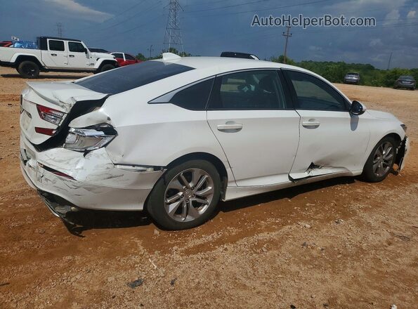 1HGCV1F16JA036437 2018 HONDA ACCORD Белый Задняя правая четверть