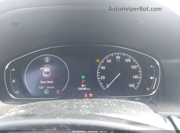 1HGCV1F16JA067087 2018 HONDA ACCORD Brown უკანა სავარძლების ხედი