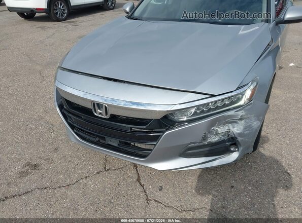 1HGCV1F16JA069020 2018 HONDA ACCORD Silver Vista frontal