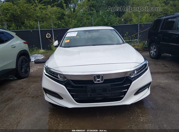 1HGCV1F16JA103635 2018 HONDA ACCORD White უკანა სალონის ხედი