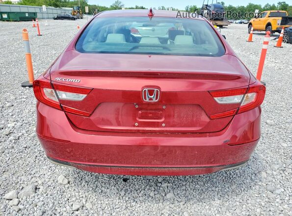 1HGCV1F16JA210569 2018 HONDA ACCORD Темно-бордовый Вид сзади